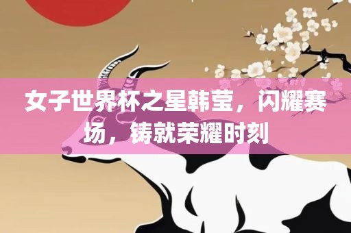 女子世界杯之星韩莹，闪耀赛场，铸就荣耀时刻