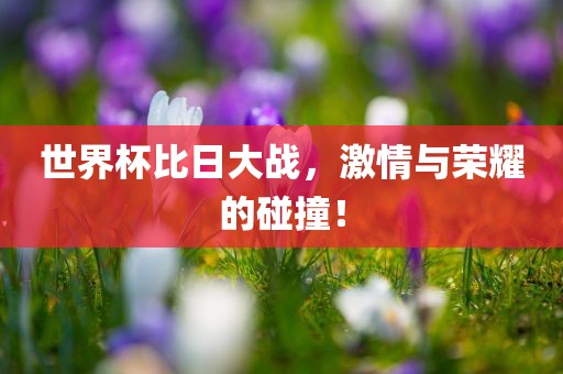 世界杯比日大战，激情与荣耀的碰撞！