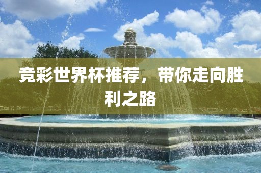 竞彩世界杯推荐，带你走向胜利之路