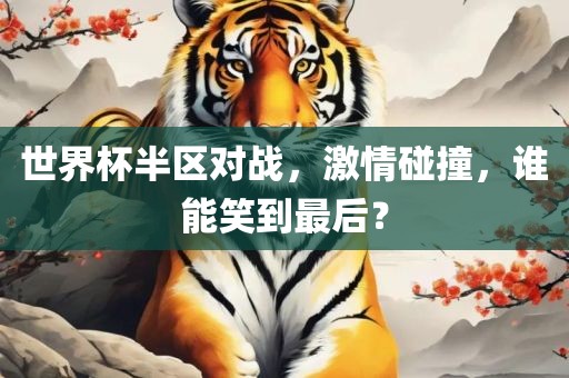 世界杯半区对战，激情碰撞，谁能笑到最后？