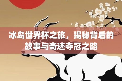 冰岛世界杯之旅，揭秘背后的故事与奇迹夺冠之路