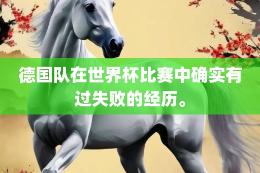 德国队在世界杯比赛中确实有过失败的经历。