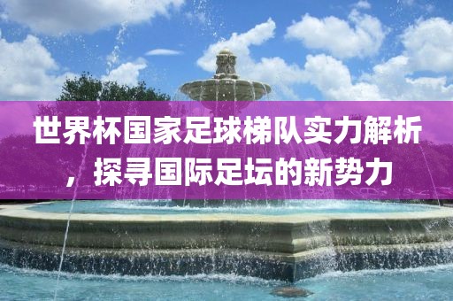 世界杯国家足球梯队实力解析，探寻国际足坛的新势力