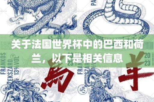 关于法国世界杯中的巴西和荷兰，以下是相关信息