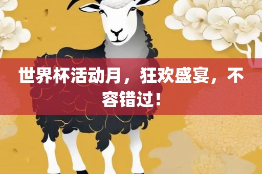 世界杯活动月，狂欢盛宴，不容错过！