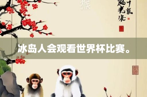 冰岛人会观看世界杯比赛。