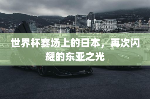 世界杯赛场上的日本，再次闪耀的东亚之光
