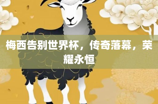 梅西告别世界杯，传奇落幕，荣耀永恒