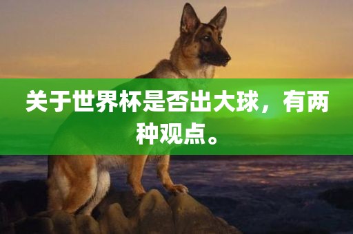 关于世界杯是否出大球，有两种观点。