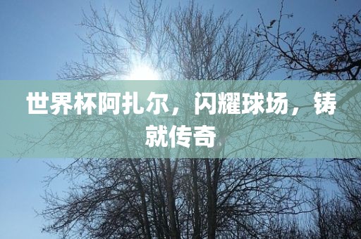 世界杯阿扎尔，闪耀球场，铸就传奇
