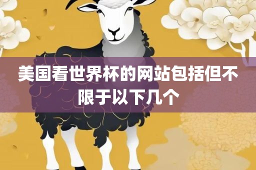 美国看世界杯的网站包括但不限于以下几个
