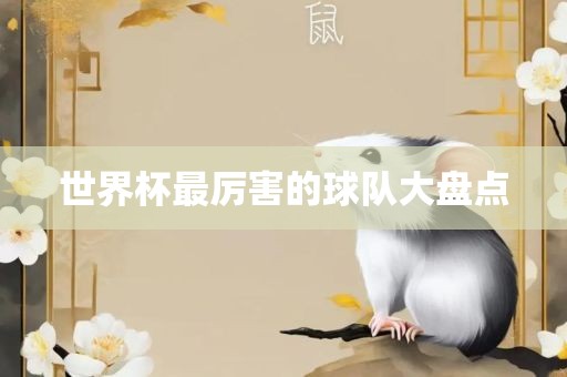 世界杯最厉害的球队大盘点
