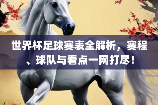 世界杯足球赛表全解析，赛程、球队与看点一网打尽！