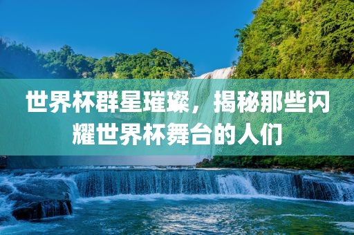 世界杯群星璀璨，揭秘那些闪耀世界杯舞台的人们
