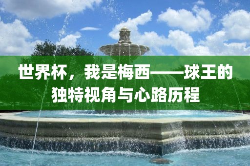 世界杯，我是梅西——球王的独特视角与心路历程