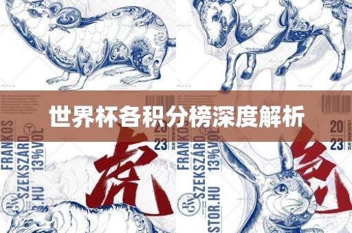 世界杯各积分榜深度解析