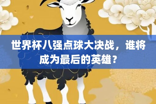 世界杯八强点球大决战，谁将成为最后的英雄？