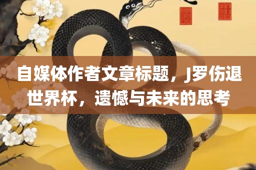 自媒体作者文章标题，J罗伤退世界杯，遗憾与未来的思考