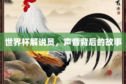 世界杯解说员，声音背后的故事