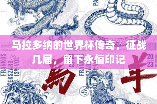 马拉多纳的世界杯传奇，征战几届，留下永恒印记