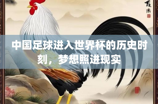 中国足球进入世界杯的历史时刻，梦想照进现实广州鸿业环保设备有限公司