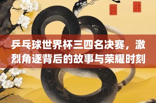 乒乓球世界杯三四名决赛，激烈角逐背后的故事与荣耀时刻