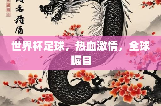世界杯足球，热血激情，全球瞩目