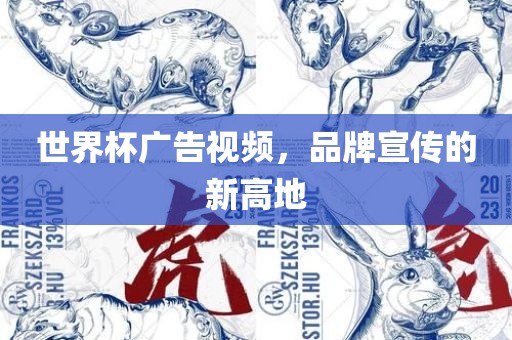世界杯广告视频，品牌宣传的新高地