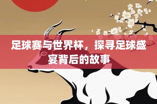 足球赛与世界杯，探寻足球盛宴背后的故事