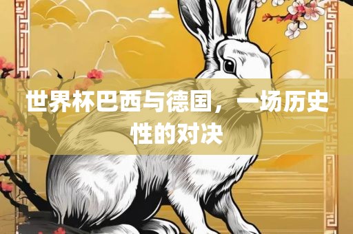 世界杯巴西与德国，一场历史性的对决