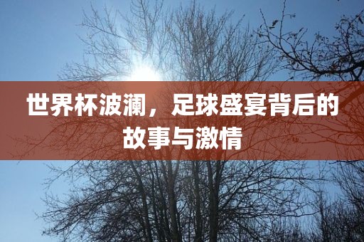 世界杯波澜，足球盛宴背后的故事与激情