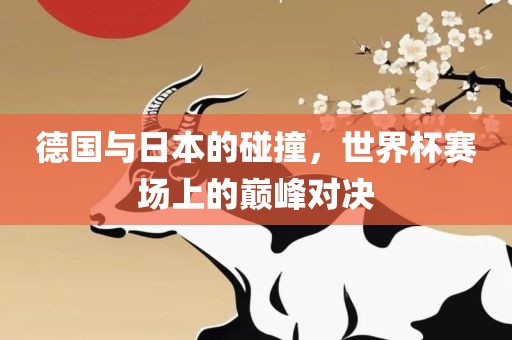 德国与日本的碰撞，世界杯赛场上的巅峰对决