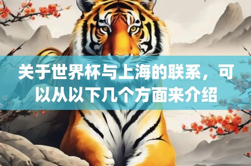 关于世界杯与上海的联系，可以从以下几个方面来介绍