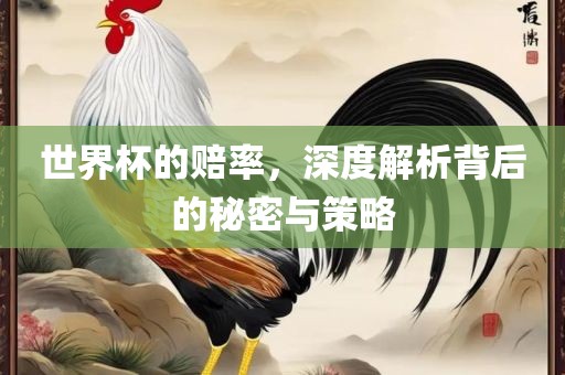 世界杯的赔率，深度解析背后的秘密与策略