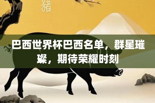 巴西世界杯巴西名单，群星璀璨，期待荣耀时刻