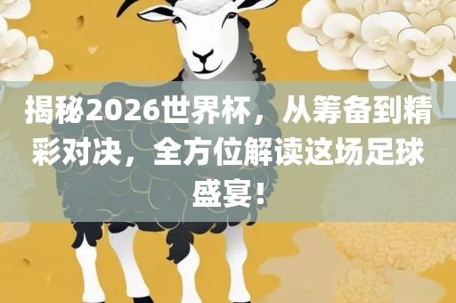 揭秘2026世界杯，从筹备到精彩对决，全方位解读这场足球盛宴！