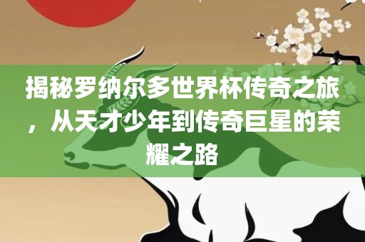 揭秘罗纳尔多世界杯传奇之旅，从天才少年到传奇巨星的荣耀之路