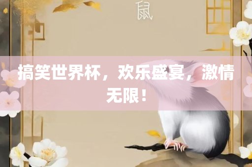 搞笑世界杯，欢乐盛宴，激情无限！