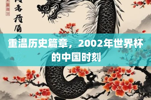 重温历史篇章，2002年世界杯的中国时刻
