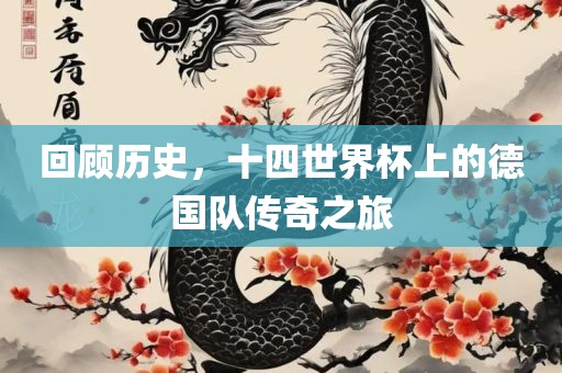回顾历史，十四世界杯上的德国队传奇之旅