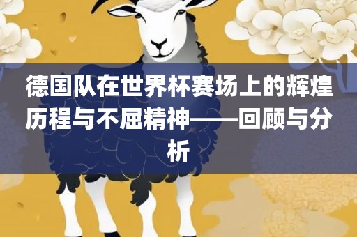 德国队在世界杯赛场上的辉煌历程与不屈精神——回顾与分析