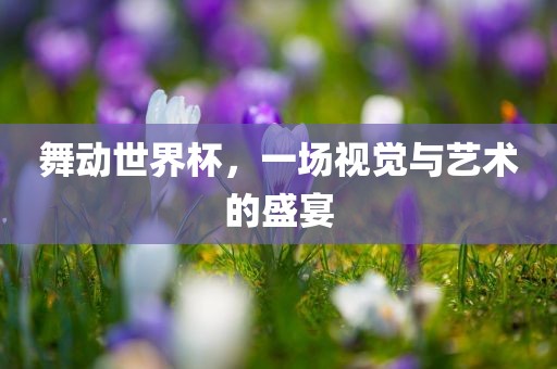 舞动世界杯，一场视觉与艺术的盛宴
