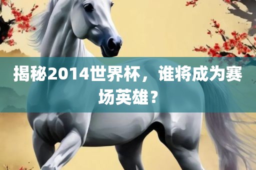 揭秘2014世界杯，谁将成为赛场英雄？