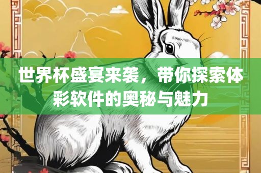 世界杯盛宴来袭，带你探索体彩软件的奥秘与魅力