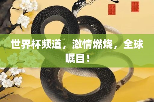 世界杯频道，激情燃烧，全球瞩目！