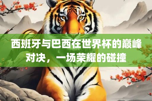 西班牙与巴西在世界杯的巅峰对决，一场荣耀的碰撞