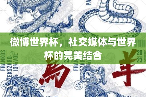 微博世界杯，社交媒体与世界杯的完美结合