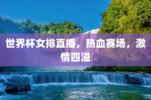 世界杯女排直播，热血赛场，激情四溢