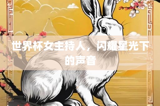 世界杯女主持人，闪耀星光下的声音