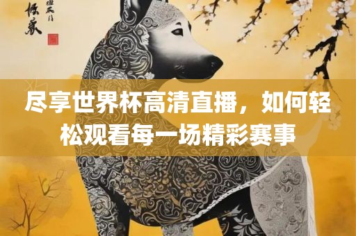尽享世界杯高清直播，如何轻松观看每一场精彩赛事